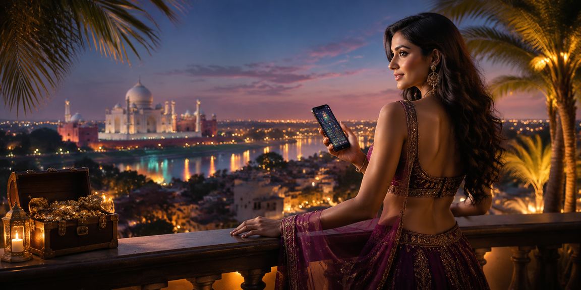 Mobile user browsing Teen Patti game on smartphone